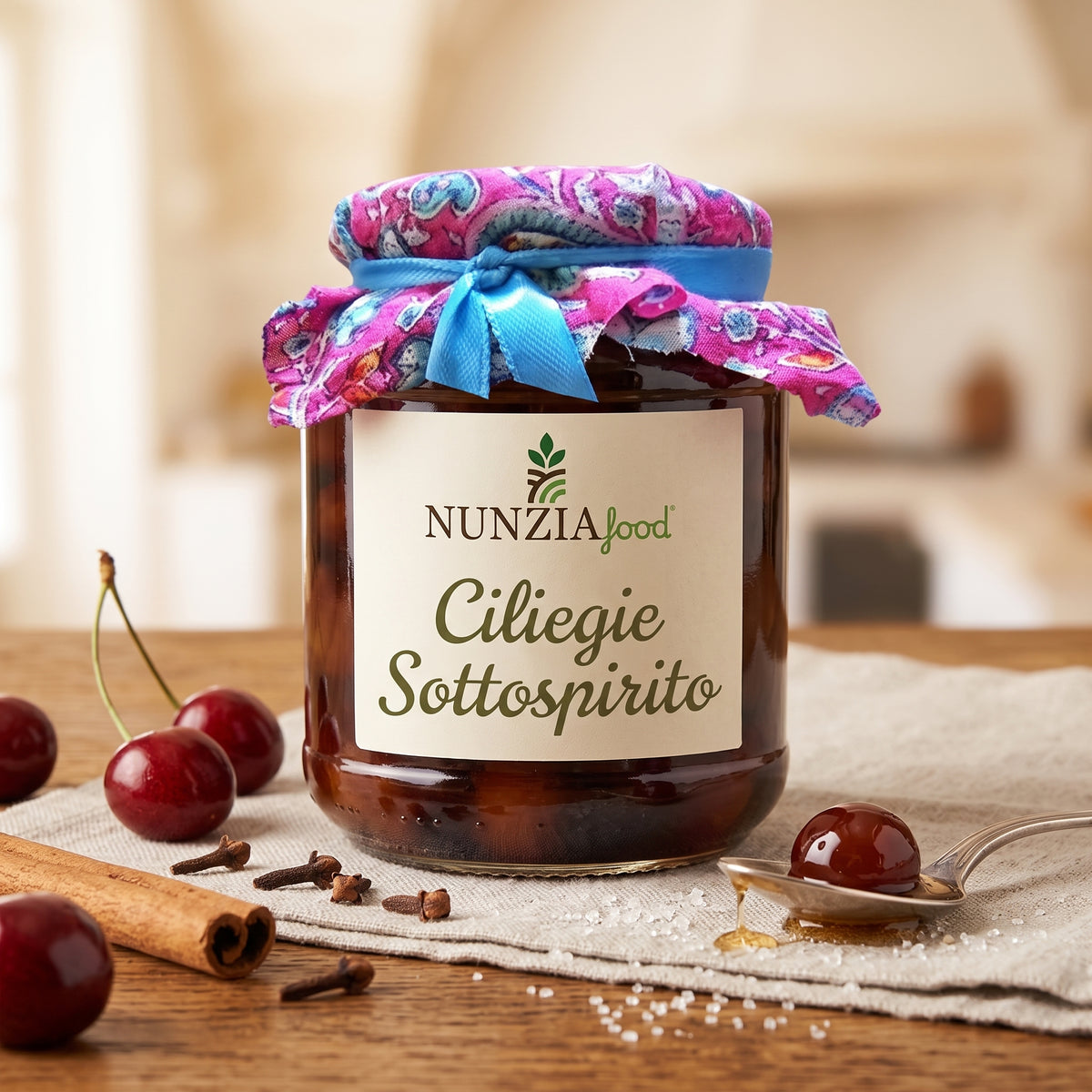Ciliegie sottospirito Nunzia Food