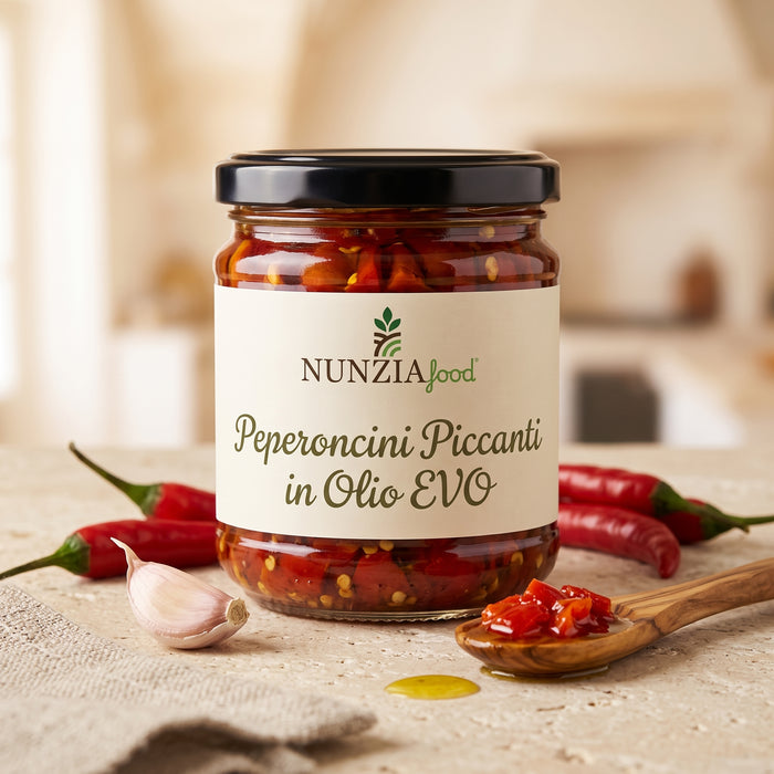 Nunzia Food - peperoncini piccanti sottolio
