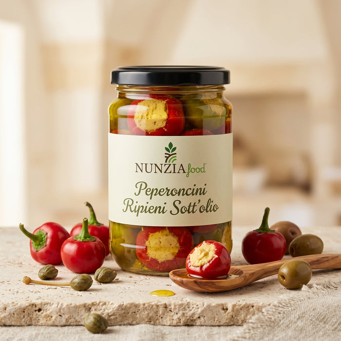 Nunzia Food - peperoncini ripieni sottolio